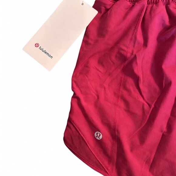 *NWT Lululemon Hotty Hot HR Shorts 4" Lined Berry Rumble Size 14 SOLD OUT - Picture 5 of 6